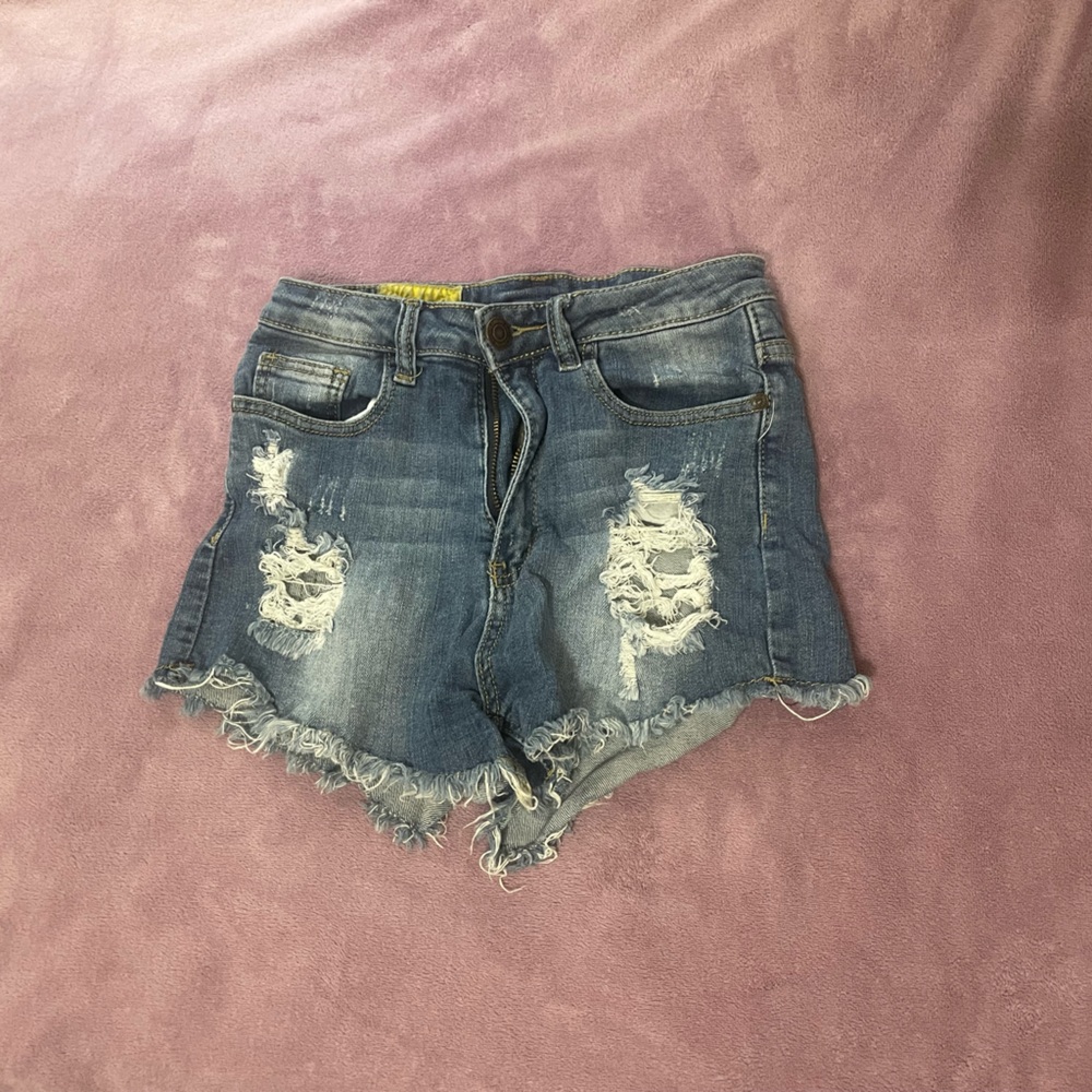 Denim Shorts By Machine Pour Neuf Mode Size 28 or Italy M